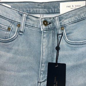 NWT Men's rag & bone Fit 2 Slim Fit Jean greyish-blue Denim Size 29/32